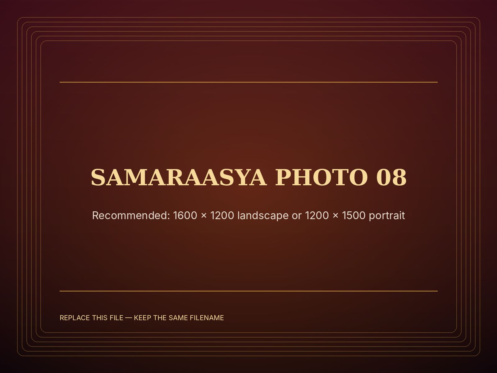 Samaraasya production photograph 8: Fire — power and transformation